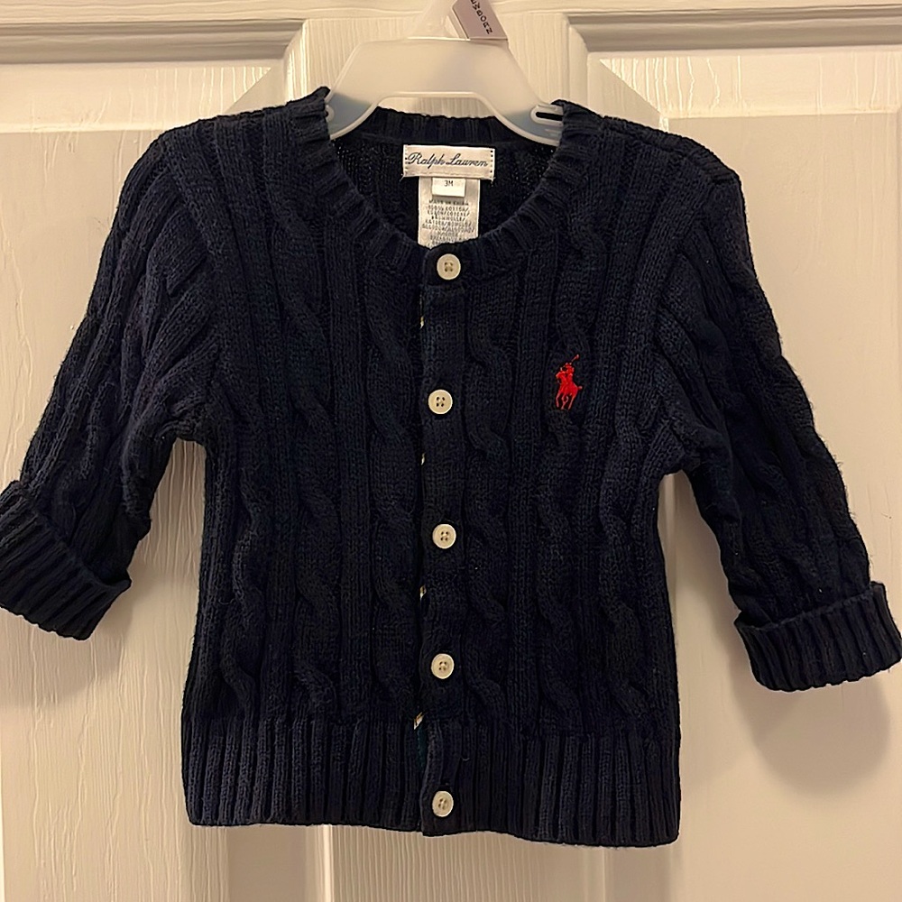 Ralph Lauren Cable-knit Cardigan Sweater